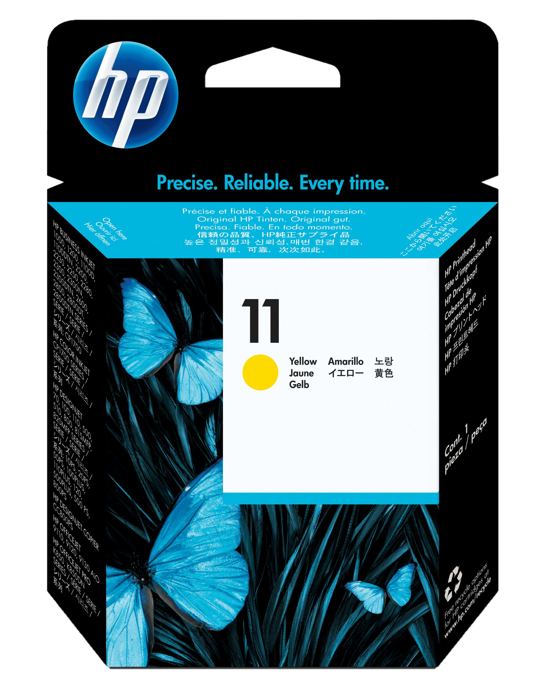 Cabezal de Impresión HP 11 Amarillo-C4813A - Tienda HP.com México