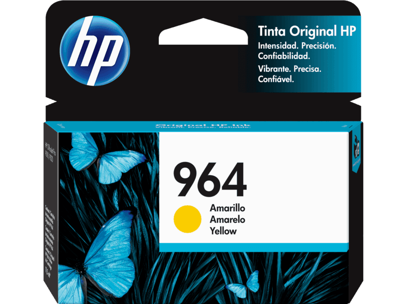 Cartucho de Tinta HP 964 Amarillo - Tienda HP.com México