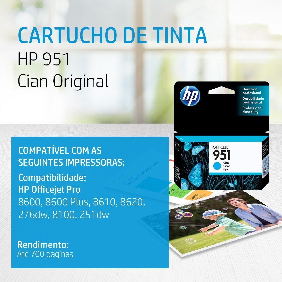 Impresión Cartucho De Tinta Hp 951xl Cian Original heagle.ir