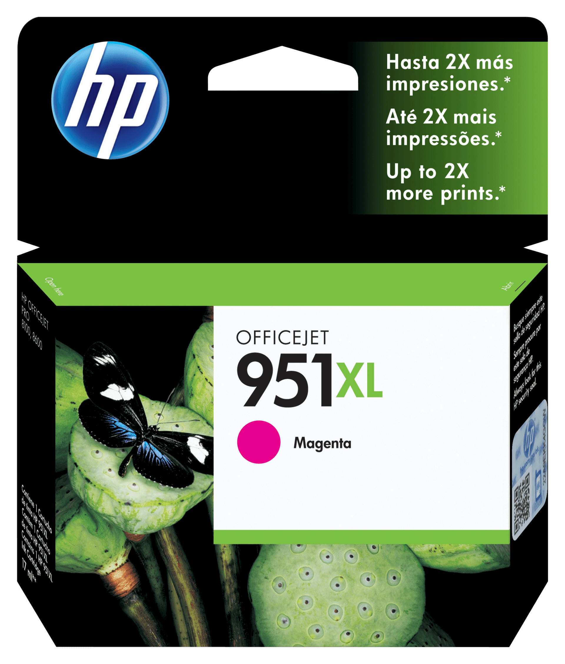 Cartucho de Tinta HP 951XL Magenta Original - Tienda HP.com México