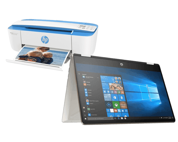 Laptop HP Pavilion x360 Convertible 14-dh0084lm + Impresora HP Deskjet Ink Advantage 3775