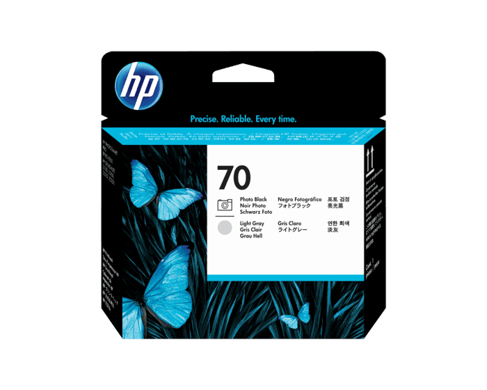 Cabezal de Impresión HP 70 Negro Fotográfico y Gris Claro DesignJet Original
