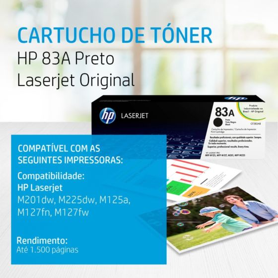 Cartucho de Tóner HP 83A Negro LaserJet Original - Tienda HP.com México