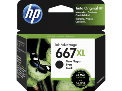 Cartucho de Tinta HP 667XL Negro Alto Rendimiento Advantage Original Cartucho de Tinta HP 667XL Negro Alto Rendimiento Advantage Original
